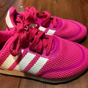 Girls adidas sneakers. Gently used